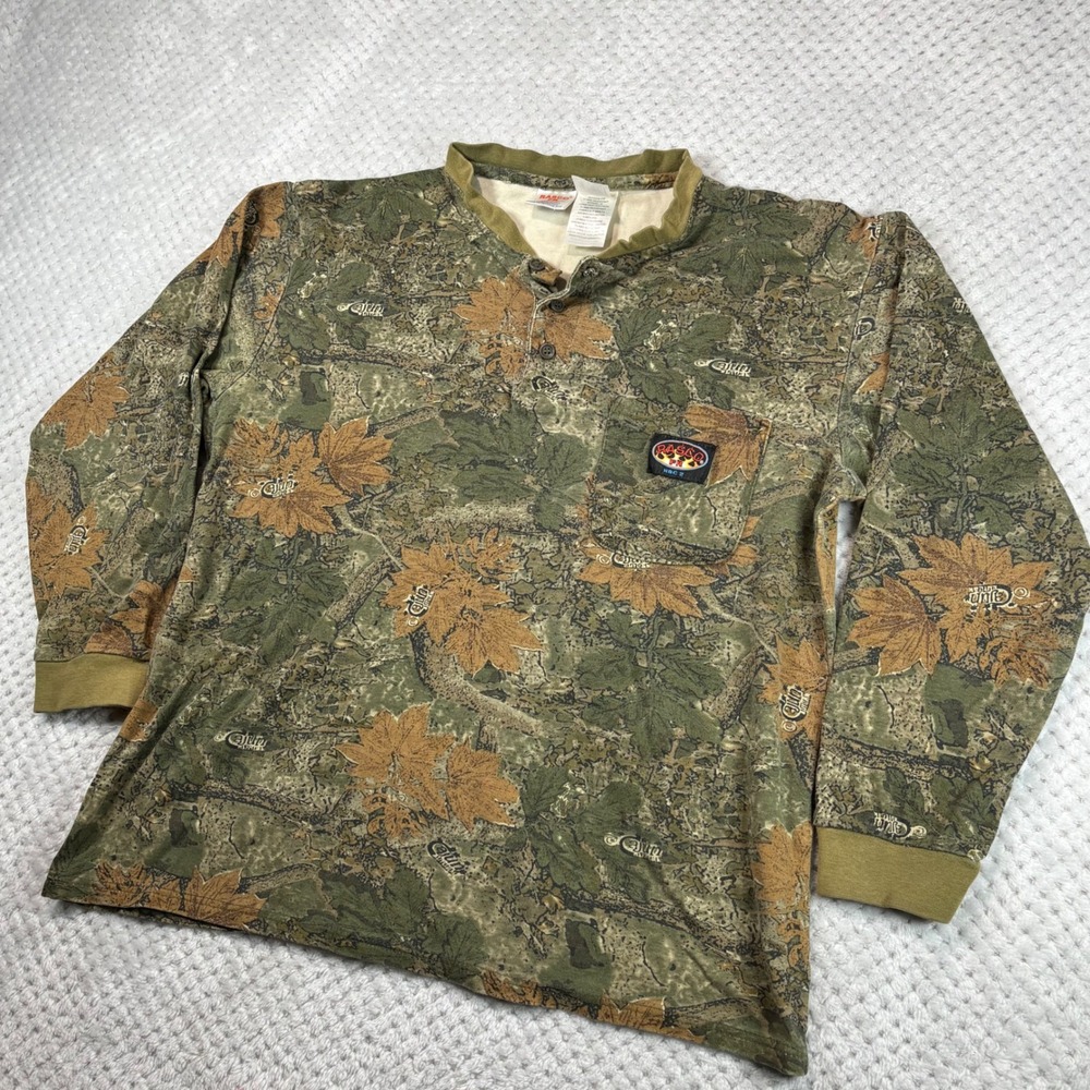 Rasco FR Longsleeve shirt Size XL men's Cajun Camo pattern